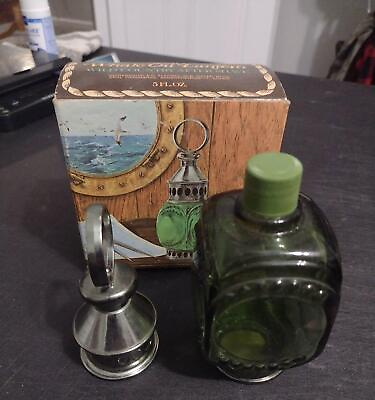#ad Vintage 70s Avon Whale Oil Lantern Wild Country After Shave Decanter Empty $15.00