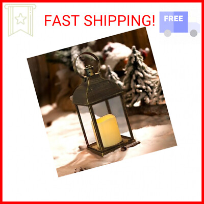 #ad Decorative Flameless Candle Lanterns with Timer Function Christmas Gifts Holi $12.81