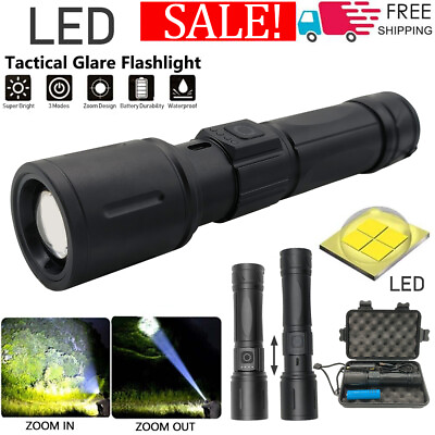 #ad High Powered 990000000Lumens Super Bright Flashlight LED Rechargeable Torch Lamp $12.78