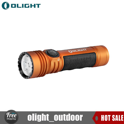 #ad OLIGHT Seeker 4 Pro 4600 Lumens Tactical Flashlights MCC or Type C Rechargeable $139.99