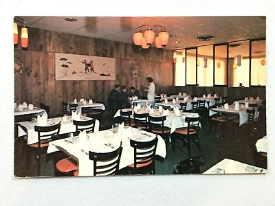 #ad Vintage Postcard 1970#x27;s Purple Lantern Restaurant Dining Sault Ste. Marie Canada $8.08