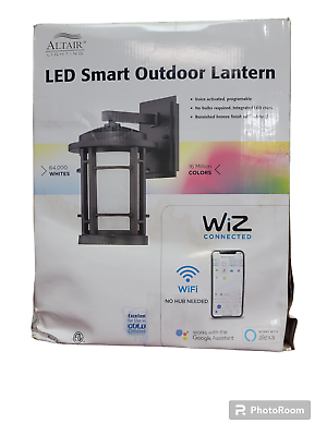 #ad Altair Lighting led smart outdoor lantern WiFi 16 Million Color $89.10