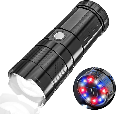 #ad Rechargeable Tactical Flashlights High Lumens with SOS Function LED Multifuncti $8.95