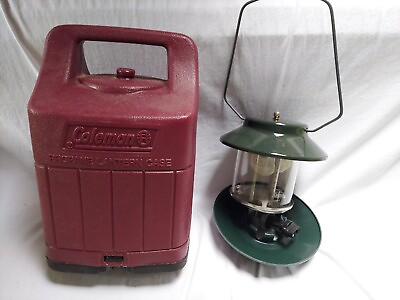 #ad Coleman Lantern With Case Butane Two Mantles. $48.90