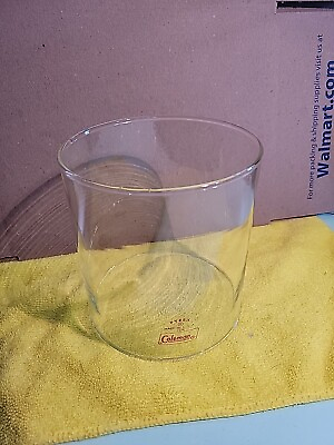 #ad Coleman 220F Lantern Parts Pyrex Red Letter Globe Made USA Model 220F $16.50