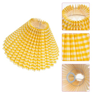 #ad #ad pleated bell lamp shade fabric lamp shades Drum Paper Light Cover For Bedroom $14.14