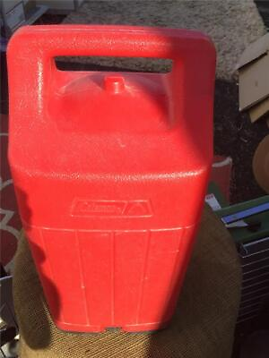 #ad VINTAGE COLEMAN RIGID RED LANTERN CASE 18 INCHES TALL $29.50