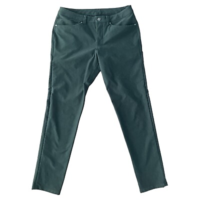 #ad #ad Lululemon ABC Pants Mens 32 Green Chino Utilitech Performance Slim 5 LM5ABNS $44.99