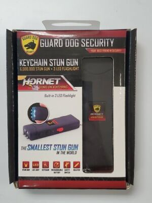 #ad Guard Dog Security Hornet Smallest Stun Keychain LED Rechargeable Flashlight $7.99