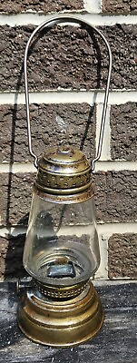 #ad Antique Vintage Skaters Kerosene Lantern Lamp Pat#x27;d APR 5 1884 Nice Patina $89.99