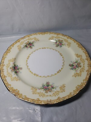 #ad Noritake Monarch 10quot; Dinner Plate Floral China Circa 1915 $24.20