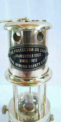 #ad Lantern Solid Brass Lamp Working Nautical Miner Lamp oil Ship Maritime Lantern $65.91