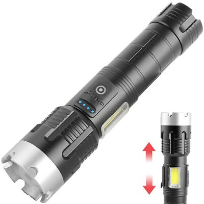 #ad 2000Lm Rechargeable LED Flashlight Super Bright Powerful Tactical Flashlight $18.99