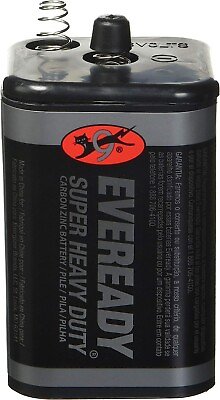 #ad Eveready 6 Volt Lantern Battery Super Heavy Duty 1209 Long lasting For Outdoor $7.99