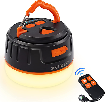 #ad Camping LED Lantern Flashlight Rechargeable Portable Hiking Lamp Light Tent $32.95