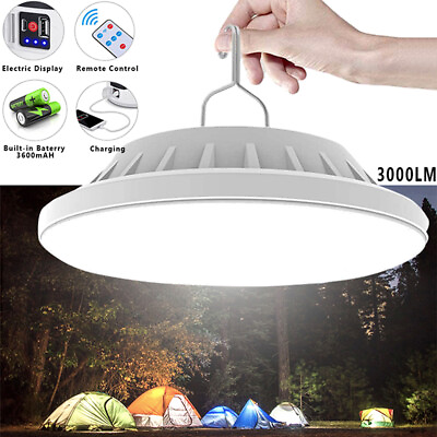 #ad Solar LED Tent Bulb Torch Camping Remote Emergency Control Night Light Portable GBP 11.56