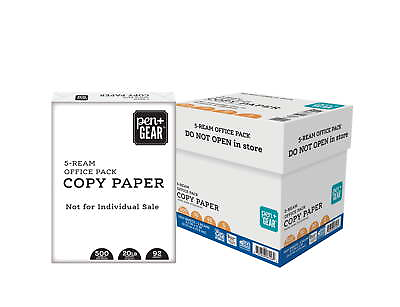 #ad #ad Copy Paper 8.5quot; x 11quot; 92 Bright 20 lb. 2500 Sheets $22.70