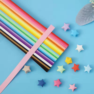 #ad Star Origami Paper Star Paper Strip Sided Origami Stars Paper Lucky Star Decorat $7.32