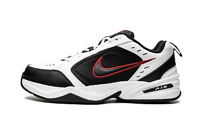 #ad Nike Men#x27;s Air Monarch IV 4E Width White Black Red Training Shoes 416355 101 $74.99