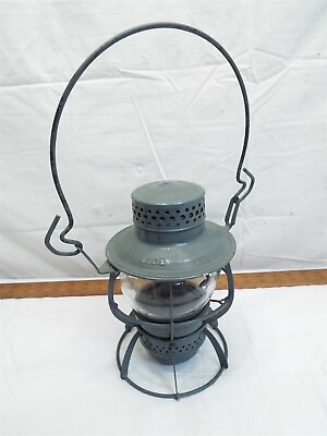#ad Vintage Dressel Arlington NYCS Railroad Train RR Lantern Fluid Lamp Oil Light $129.99