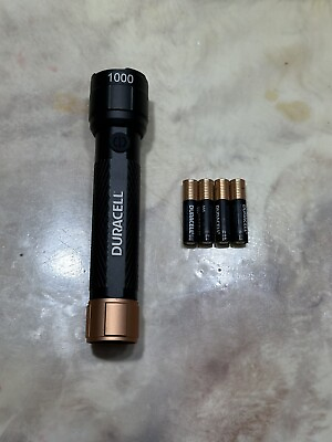 #ad Duracell LED Flashlight 1000 Lumens 3 Modes Variable Focus Beam 7quot; New $12.99