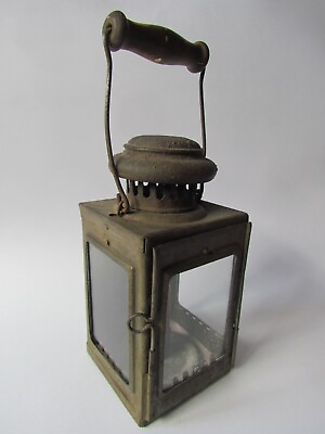 #ad Vintage candle lantern with h 18.5 cm w 440 gr. $34.99