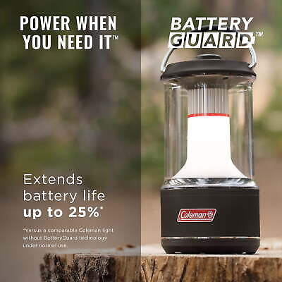 #ad Coleman 800 Lumens LED Lantern with BatteryGuard Accessories Black $34.50