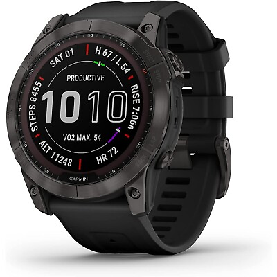 #ad Garmin Fenix 7X Sapphire Solar Edition Smart Watch Large 51 MM Smartwatch $999.99