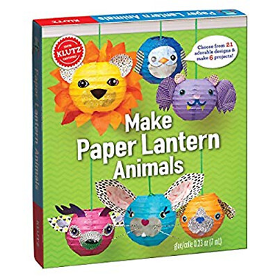 #ad Make Paper Lantern Animals Hardcover Editors of Klutz $6.50