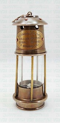 #ad Antique Finish Nautical Lamp Brass Oil Lantern Ship Boat Light Miner Lamp Gift $43.68