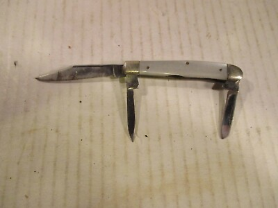 #ad Vintage Sabre Japan 3 blade folding pocket knife $14.00