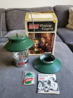 #ad Vintage 1980#x27;s Coleman 5107A700 Propane Bottle Lantern with Box Very Clean $79.99