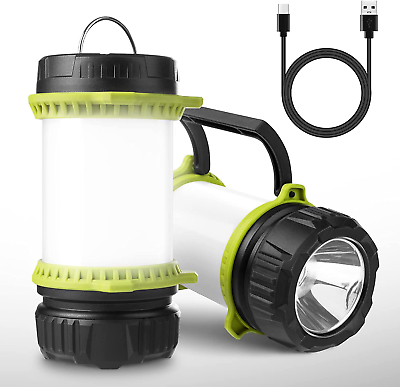 #ad #ad LED Camping Lantern Rechargeable Flashlight with 500LM 5 Light Modes 2600Mah $44.64