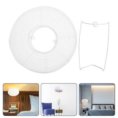 #ad Scandinavian Style Paper Lantern Pendant Lampshade for Nordic Home Decor $8.75