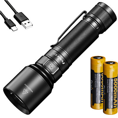#ad #ad Fenix C7 3000 Lumen USB C Rechargeable EDC Flashlight with 2x 5000mAh Batteries $99.91
