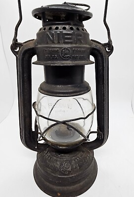 #ad #ad Antique Nier Feuerhand No. 275 Kerosene Railroad Lantern Made in Germany CLEAN $274.99