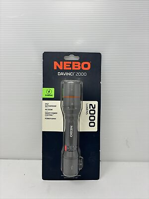 #ad NEBO Davinci 2000 2000 Lumens Rechargeable Flashlight NEB FLT 1014 $44.99