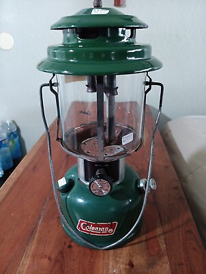 #ad Vintage Coleman M 220J 2 Mantle Gas Lantern Dated 5 77 Made In USA $79.00
