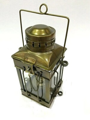 #ad Antique oil Lantern Lamp Marine Maritime Nautical Vintage Lantern Brass $69.99