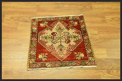 #ad #ad Great Red Antique 2x2 Oushak Turkish Oriental Area Rug $360.00