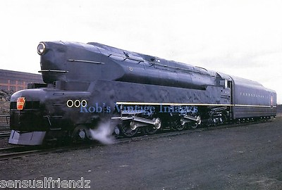 #ad Pennsylvania Railroad T 1 Shark nose Steam Locomotive Train 6110 photo 1940s $9.99