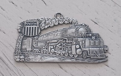 #ad Union Pacific Railway Big Boy Locomotive Steam Train Railroad Car Charm Pendant $23.99