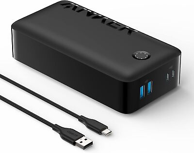 #ad Anker 347 Portable Charger 30W USB C 4 Ports Power Bank 40000mAh Battery Refurb $51.19