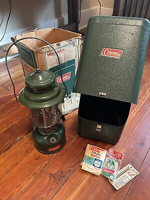 #ad VTG Coleman Lantern with Case Box and Accessories 220 567 $225.00