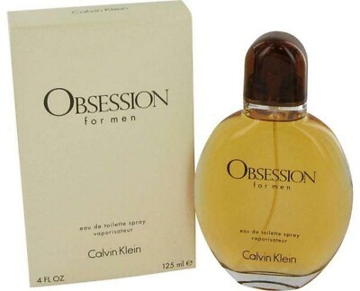 #ad #ad OBSESSION by Calvin Klein 4.0 oz 4 MEN edt Cologne New in Box $23.57