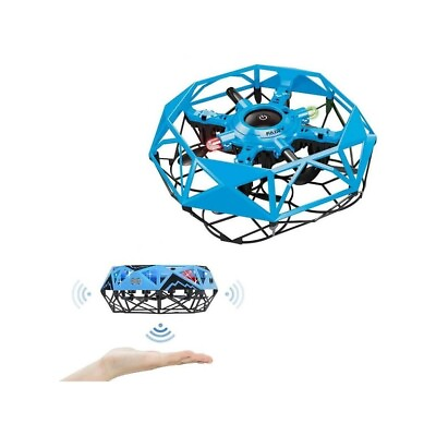 #ad UFO Drone Flying Spinner Mini Drone Toy Hand Controlled Auto Avoiding $9.98