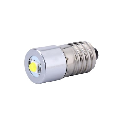 #ad 1W E10 Led Flashlight Bulb Lantern Light positive and negative polarity upgrade $19.37