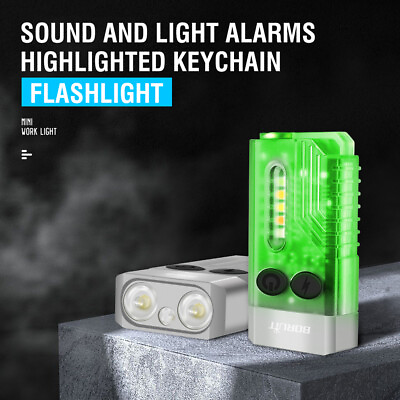 #ad #ad BORUiT V10 Mini EDC Flashlight Keychain 1000LM Super Bright Torch UV Torch Light $24.99