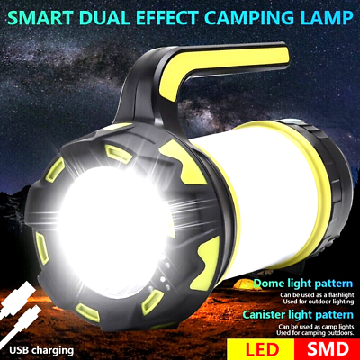 #ad LED Camping Lantern USB Rechargeable Camping Tent Light Lamp Flashlight Portable $19.99