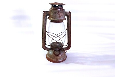 #ad Old Antique Lantern Sidecarriage Beautiful Kerosene Lanter Original Decor Color $106.80